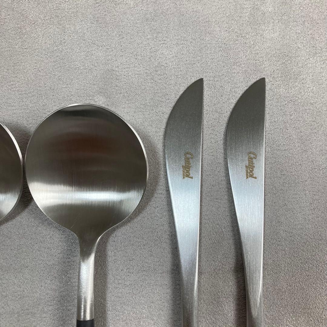 CUTIPOL クチポール ブラック GOA ゴア カトラリー8本セット