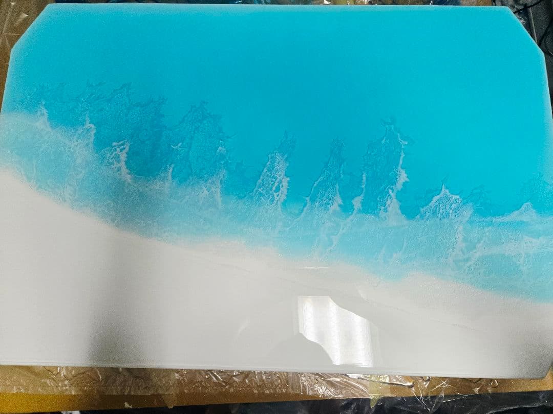 ✨さーしゃ✨折り畳み海テーブル-トップコートVer.