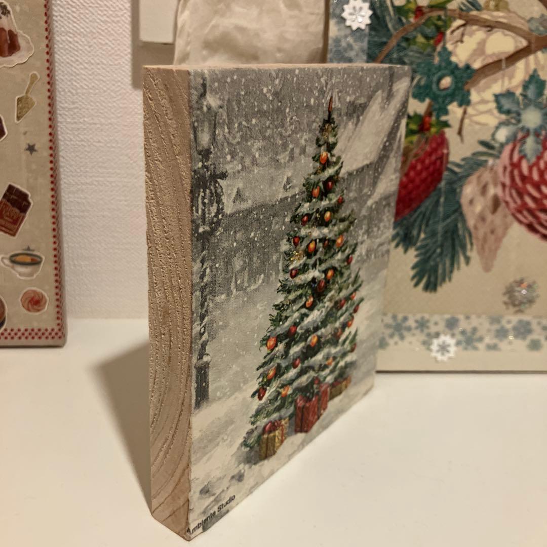 デコパージュ作品クリスマスツリー