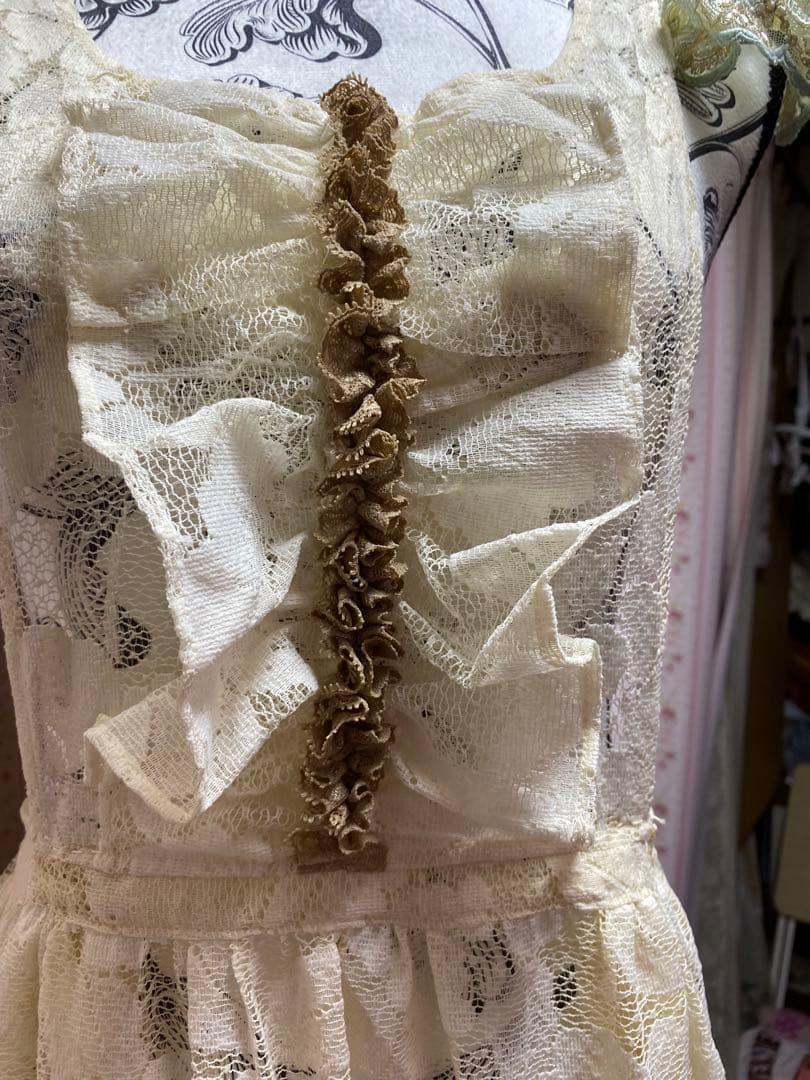 アトリエまりこシリーズハンドメイドo,+:。☆.*・+フリフリ♥️ロココ♥️エプロン