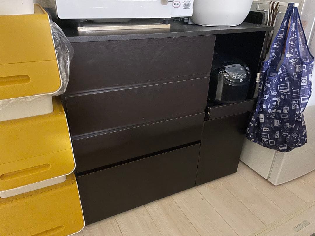 コンパクトキッチンカウンター (引き出しタイプ DBR)