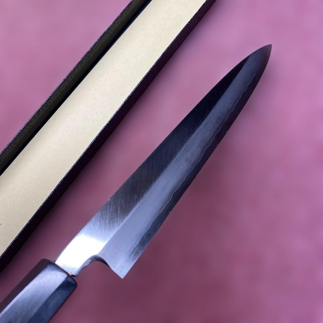 銀三　柳刃包丁　240㎜ 8寸鞘付き