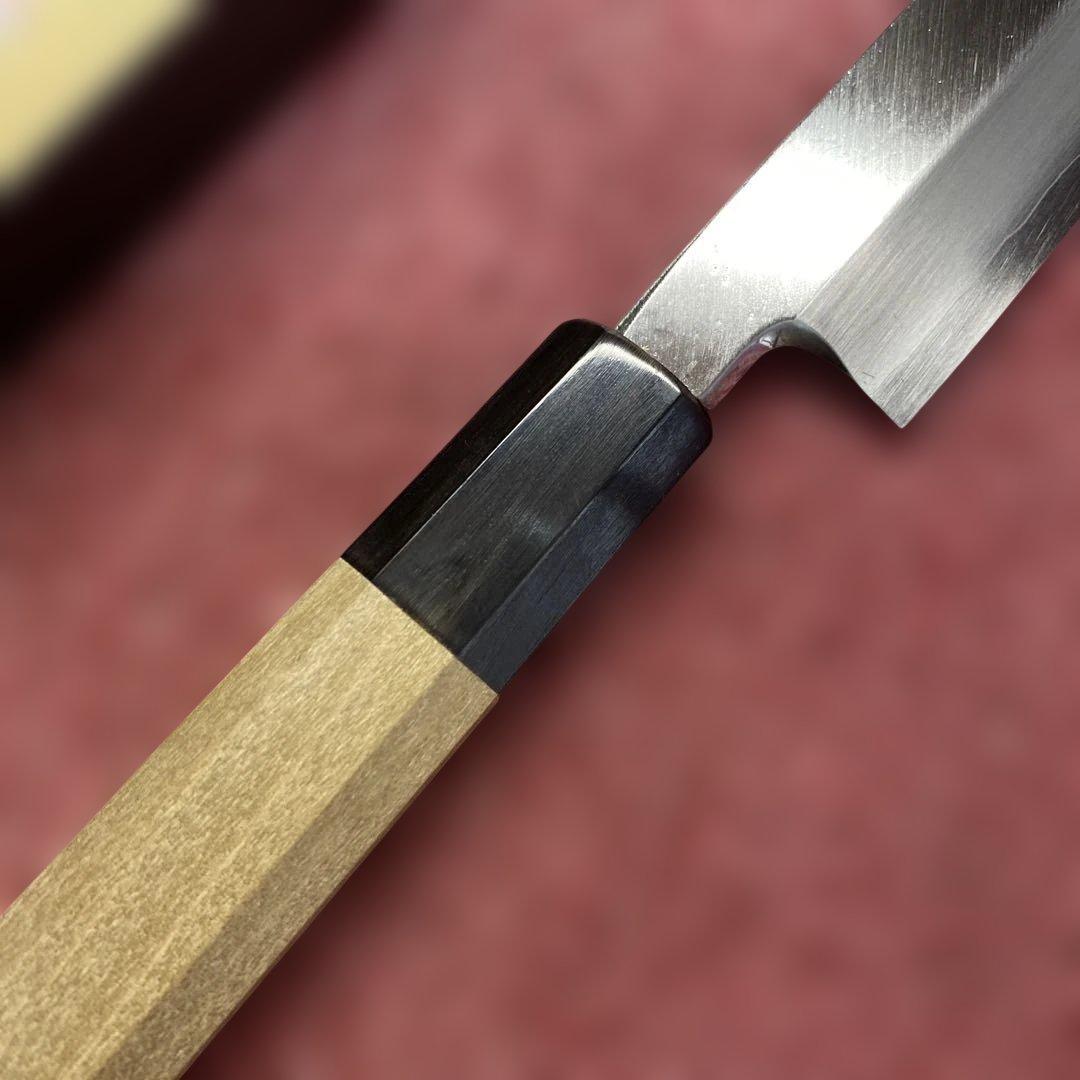 銀三　柳刃包丁　240㎜ 8寸鞘付き