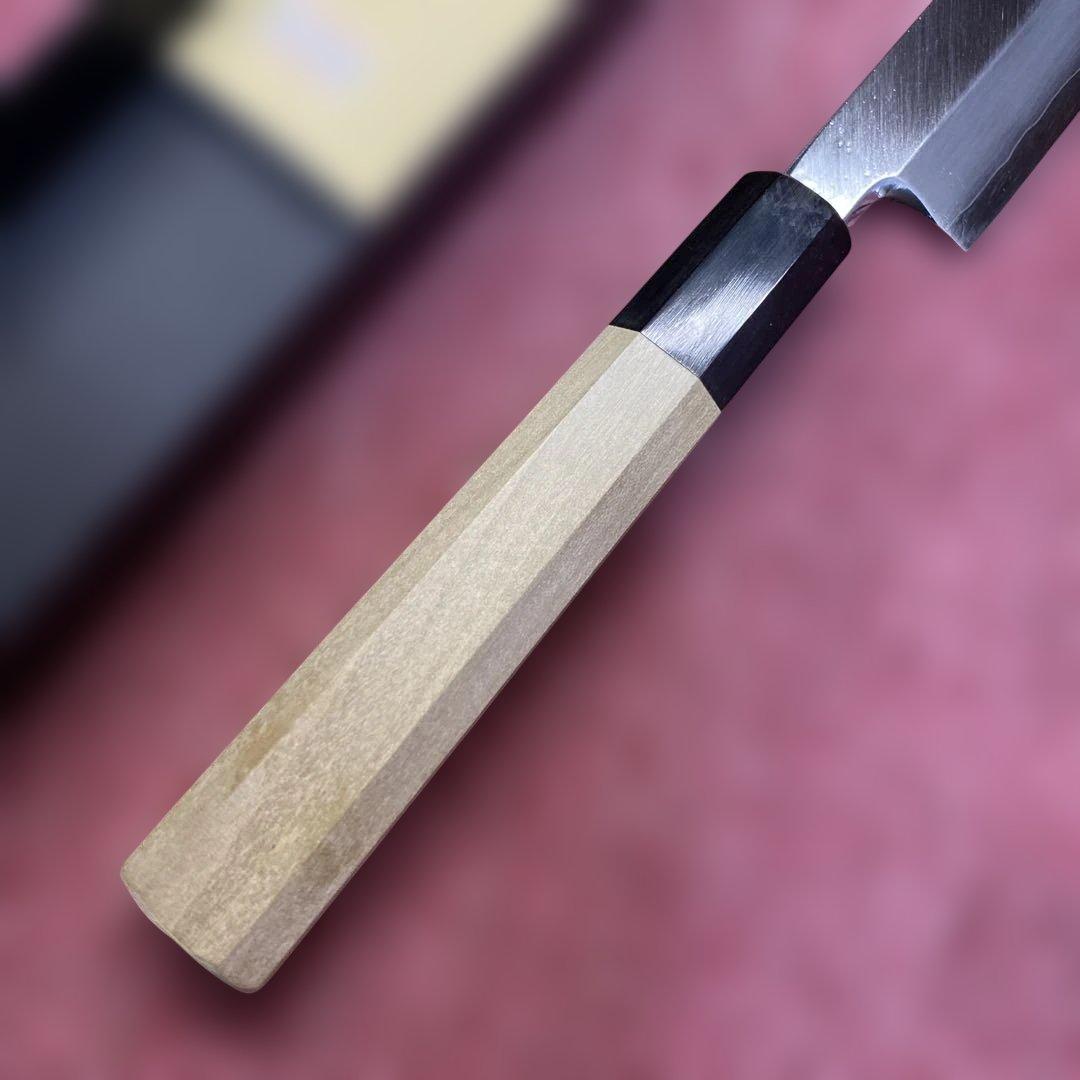 銀三　柳刃包丁　240㎜ 8寸鞘付き