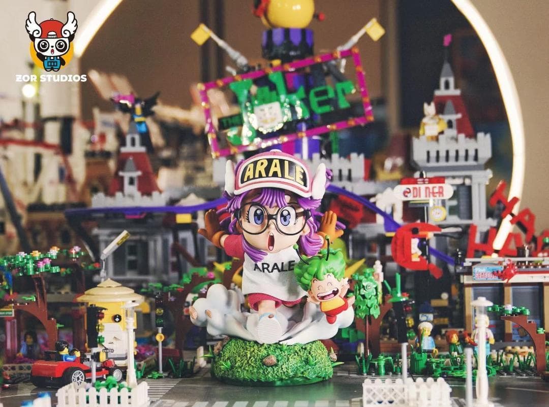 Dr.スランプ アラレちゃん 走る ガレージキット 塗装済み完成品