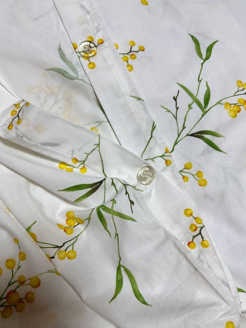 ZARA ミモザ柄デュペカバー&ピローケース