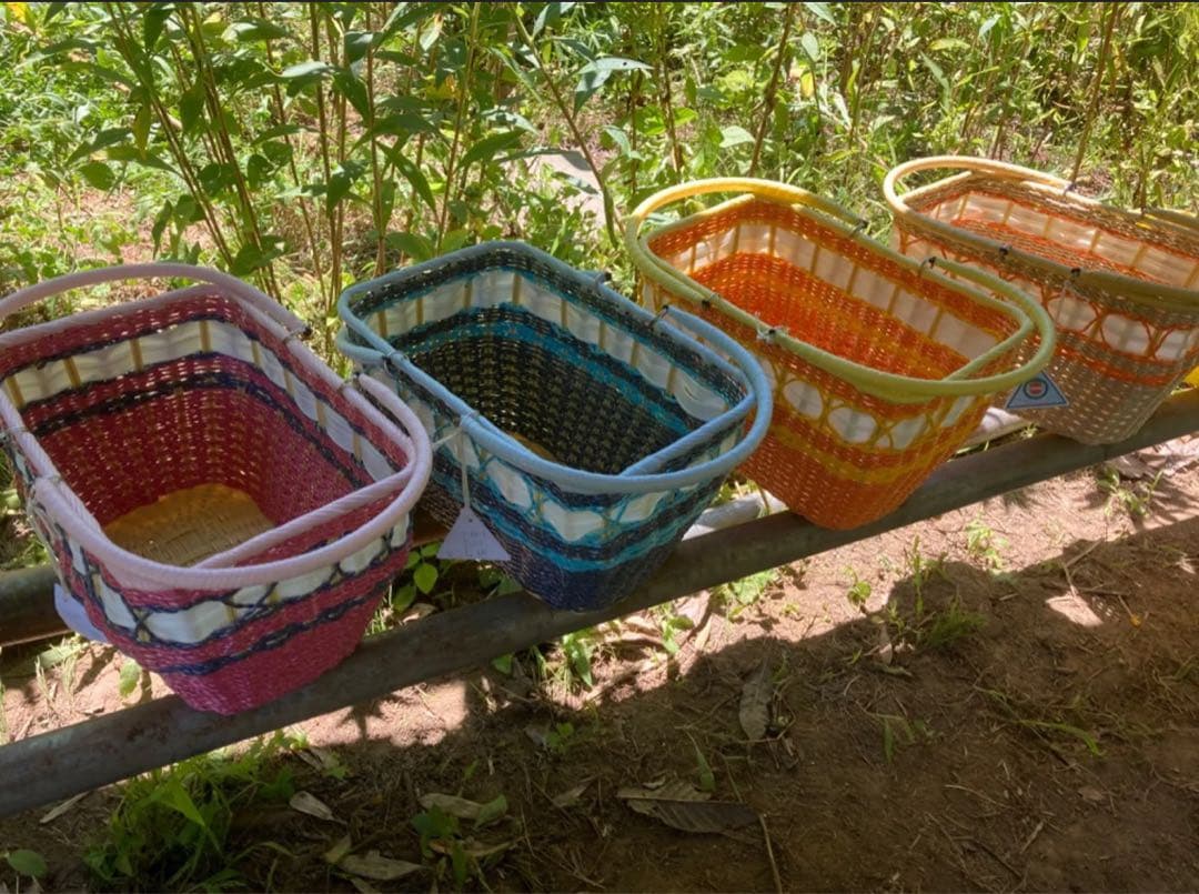 篭バック　キュート、ベージュ(シバヤマさんの手づくりカゴ)昭和レトロ