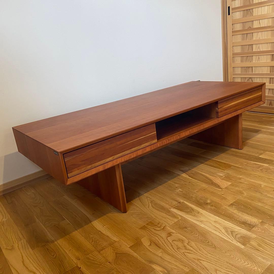 【定価18万】karimokuカリモク家具センターテーブルTT4956チェリー
