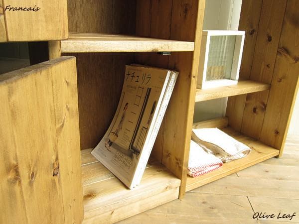 サイズデザインオーダー可！お子様用ハンガーキャビネットナチュラルブラウン受注製作