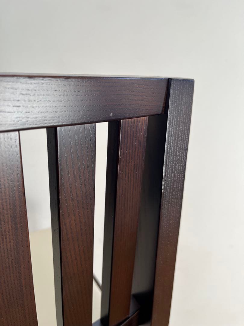 ロックストーン　ハイチェア　② 岩倉榮利　カウンターチェア　本革　モダン 美品