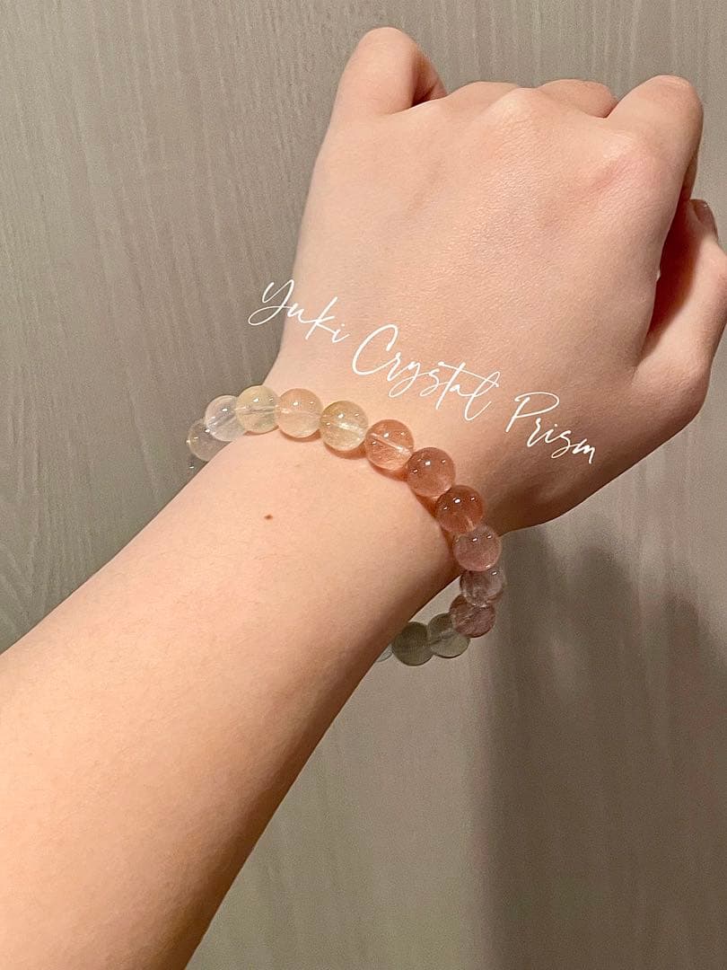 カラフルラビットヘアルチルクォーツ カラフルサゲニティッククォーツ