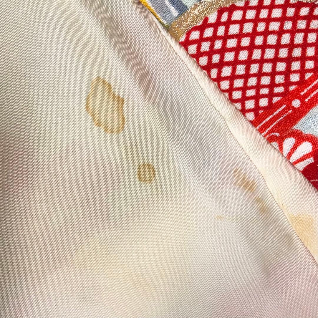 子供着物 七五三 3歳 松皮菱 花模様 絞り模様 CK-7378