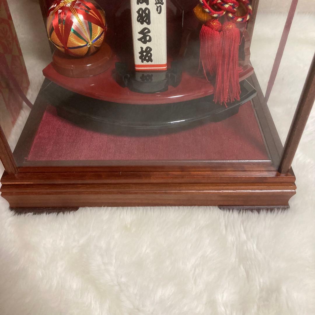 高級羽子板 18号 京華　光太郎作　 ガラスケース入り　極上深水押絵