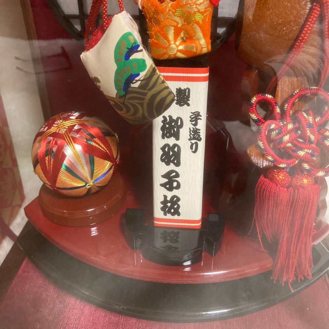 高級羽子板 18号 京華　光太郎作　 ガラスケース入り　極上深水押絵