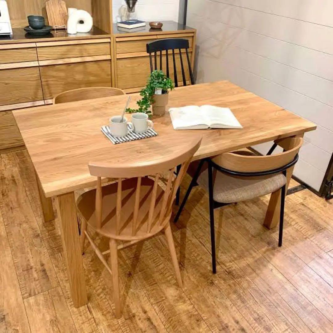 unico ダイニングテーブル DIX ナチュラル NA W1600 - メルカリ