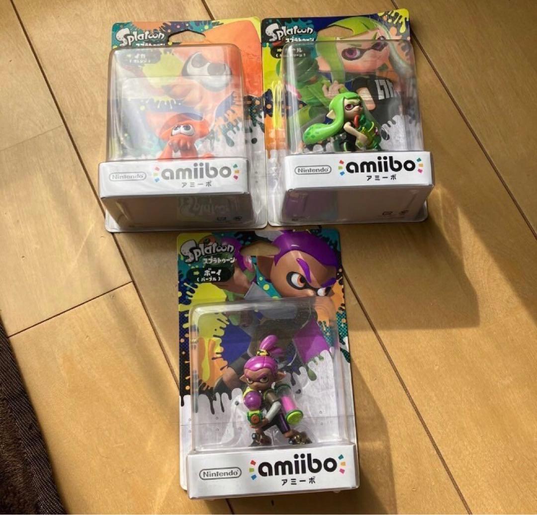 未開封　スプラトゥーン3 対応　19種類　amiibo 全種類