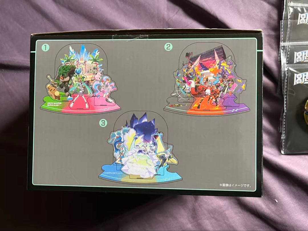 つながるアクリルスタンドコレクション ポケミク 18 BOX+缶バッジ