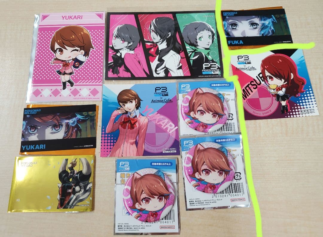 ペルソナ25周年、ペルソナ1.2.3.5グッズセット(オマケつき)