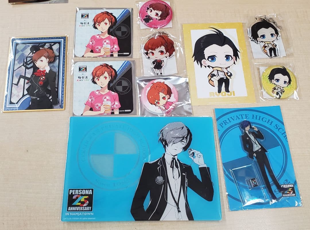 ペルソナ25周年、ペルソナ1.2.3.5グッズセット(オマケつき)
