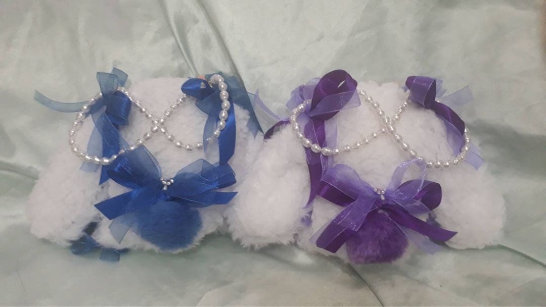 あゆ様ぬい服ふわふわうさ耳猫耳 着ぐるみ にじぱぺ ちびぐるみ いつぬい