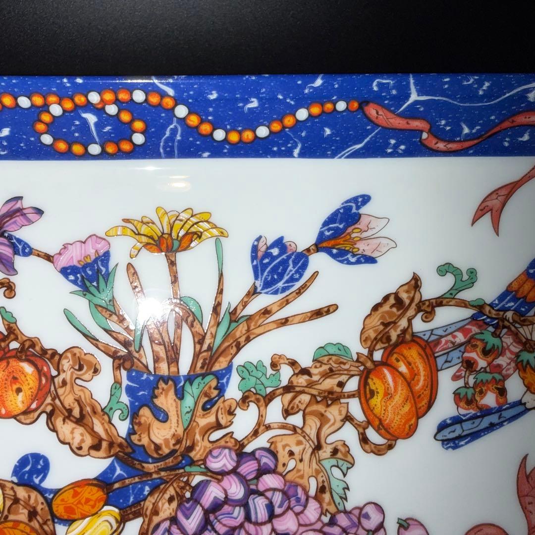 c*k様 エルメス　ピエールドリアン　果物と鳥のデザイン　アンティーク　皿　プレ