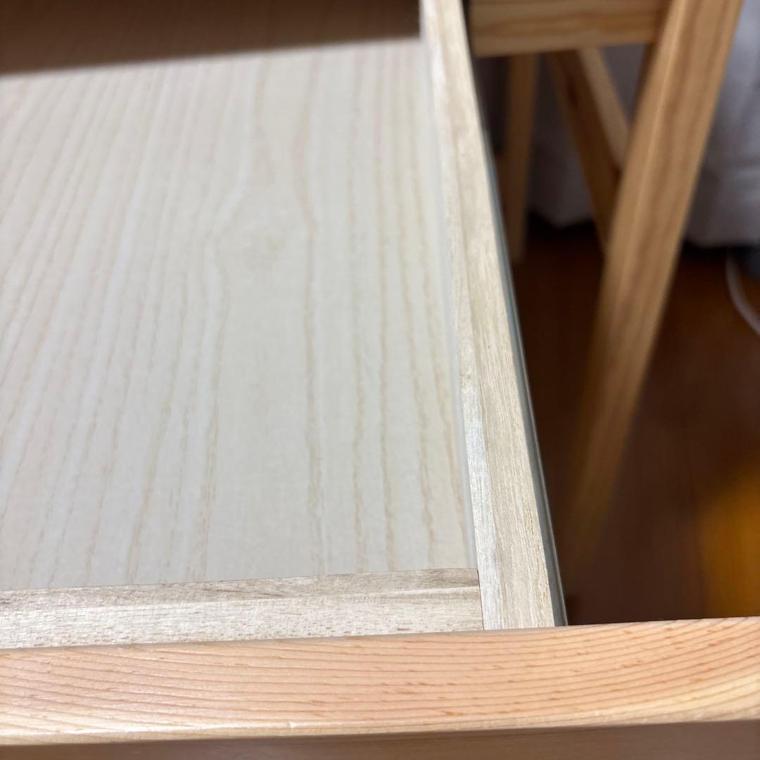 無印良品　パイン材デスク　幅８６ｃｍ
