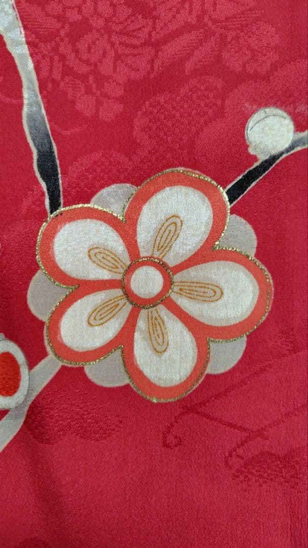 RK378アンティーク子供着物着丈147センチ裄丈63センチ綺麗美品正絹ジュニア