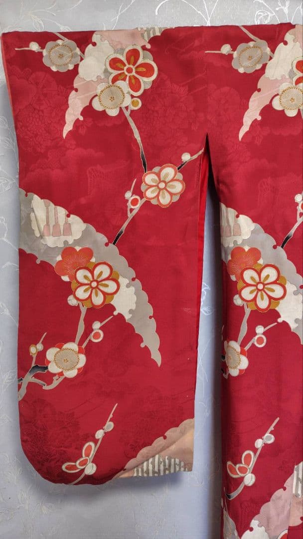 RK378アンティーク子供着物着丈147センチ裄丈63センチ綺麗美品正絹ジュニア