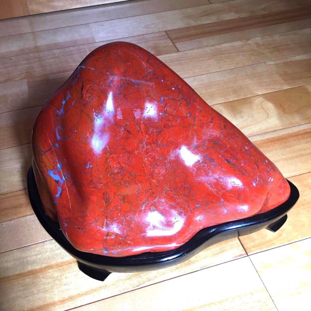 佐渡産赤玉石 天然石 希少 高品質 鑑賞石 水石 置物 6.35キロ - メルカリ