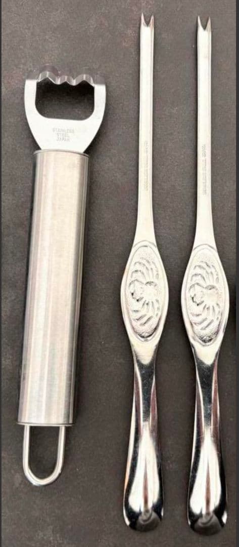 貝印 カニ用スプーンフォーク 2本 カニむっキー セット