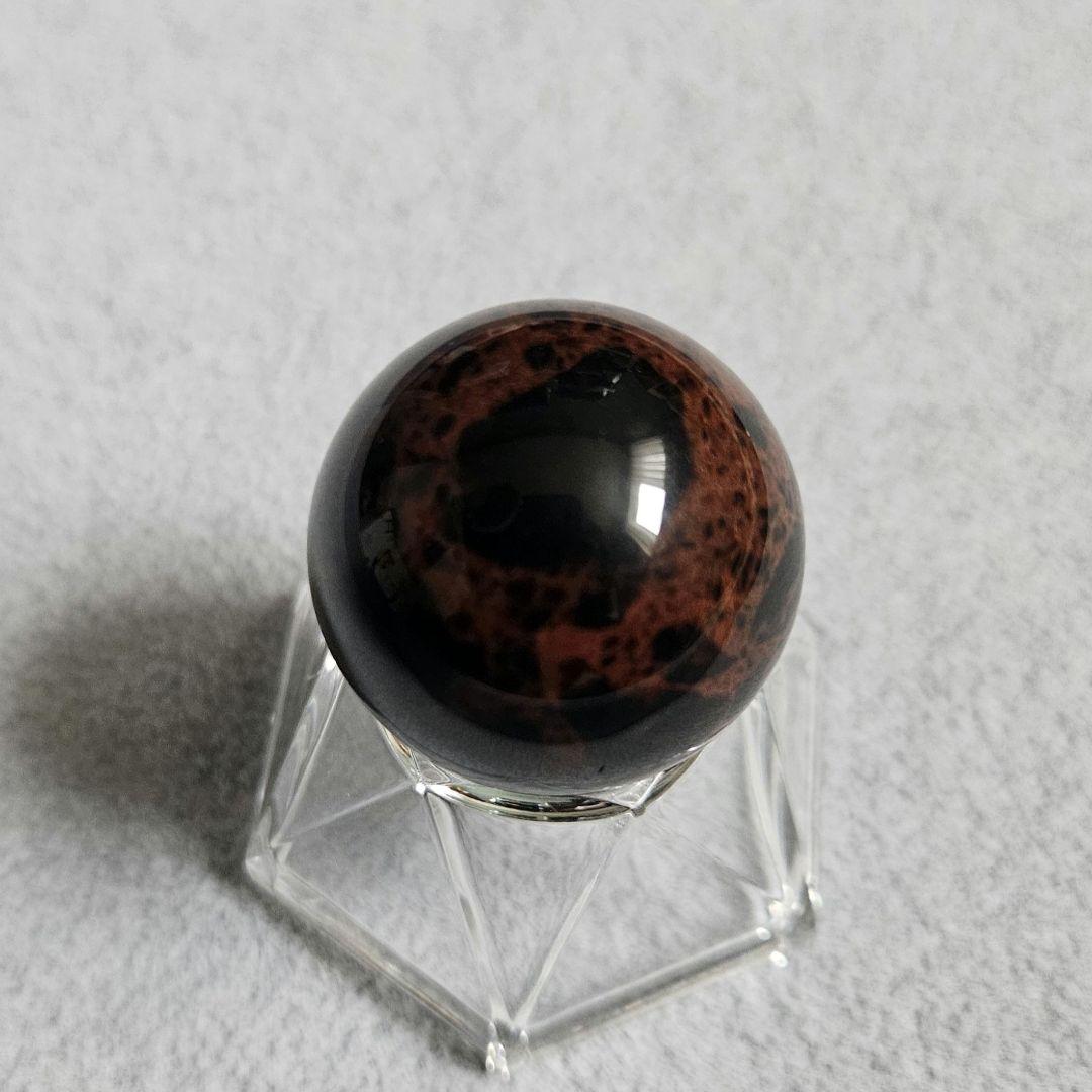 十勝石 オブシディアン 27.9mm スフィア 北海道産