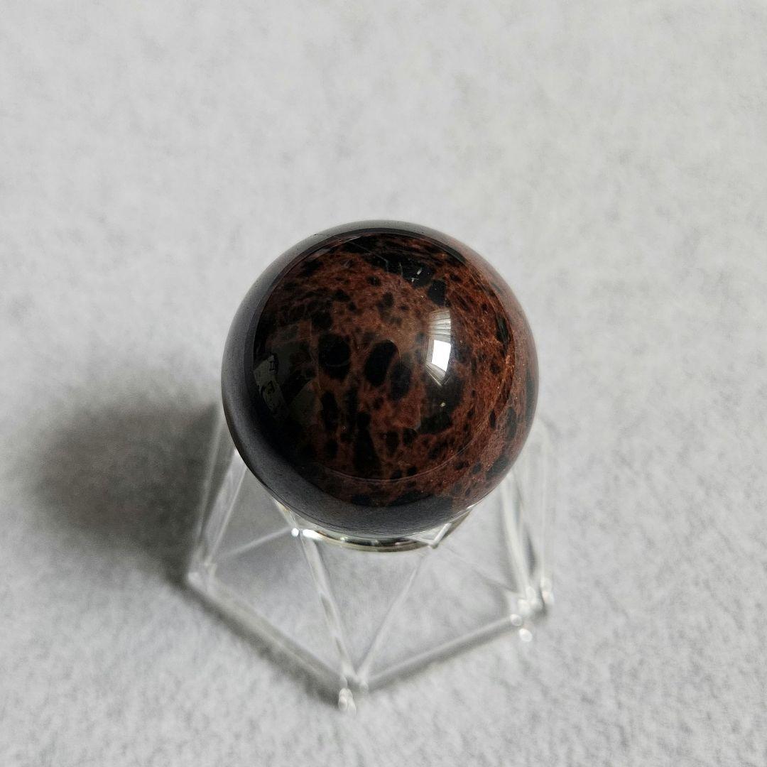 十勝石 オブシディアン 27.9mm スフィア 北海道産