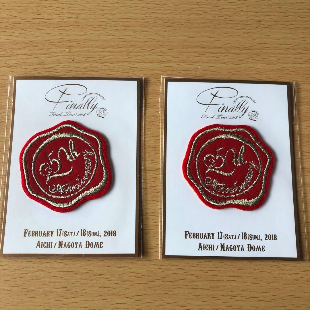 安室奈美恵 25周年（ワッペンステッカー・刺繍ワッペン・ステッカー