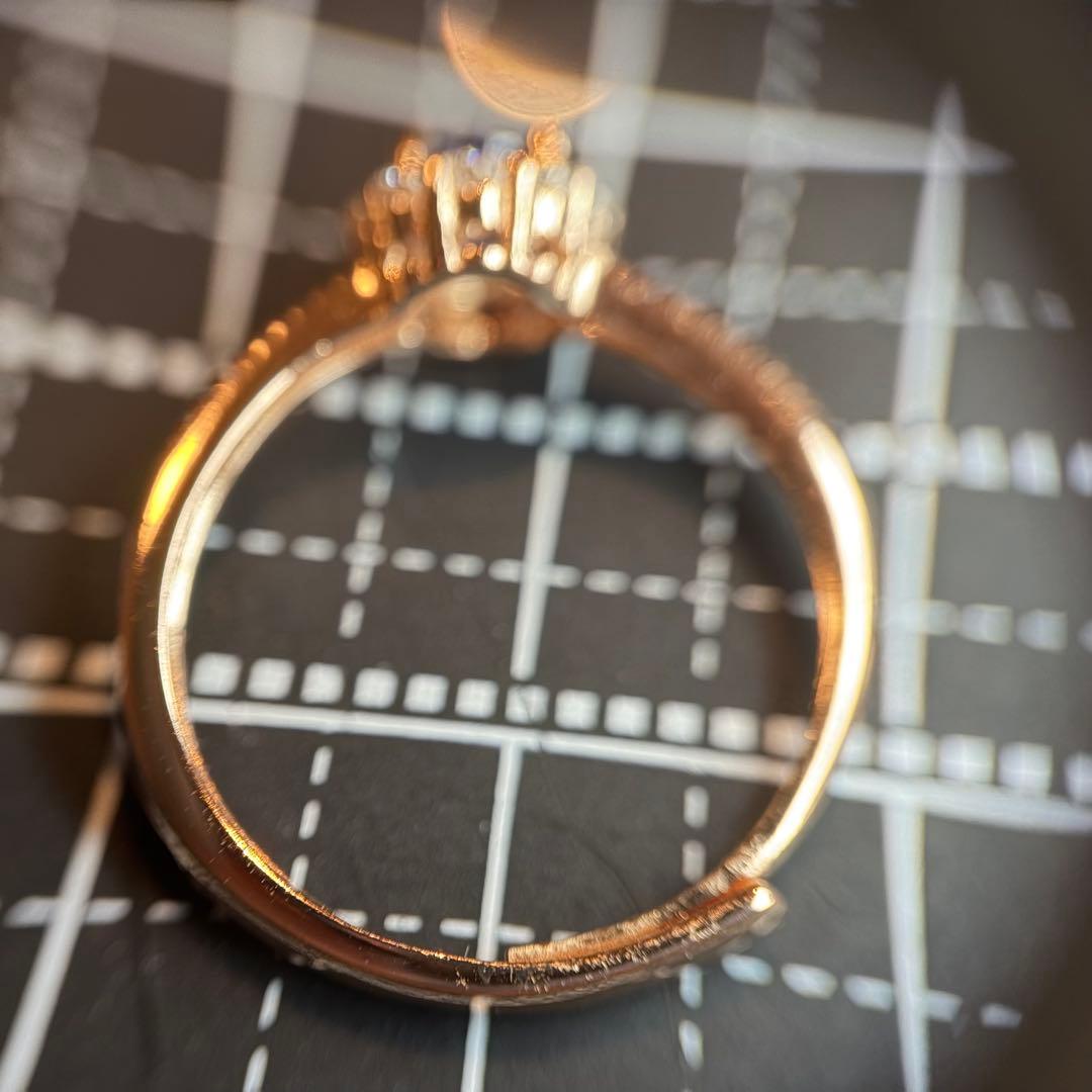 ★値下げ★鑑別メモ付き　タンザナイト　リング　フリーサイズ