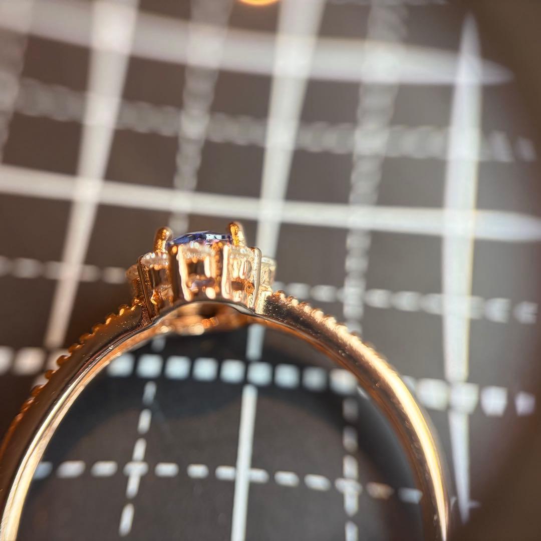 ★値下げ★鑑別メモ付き　タンザナイト　リング　フリーサイズ