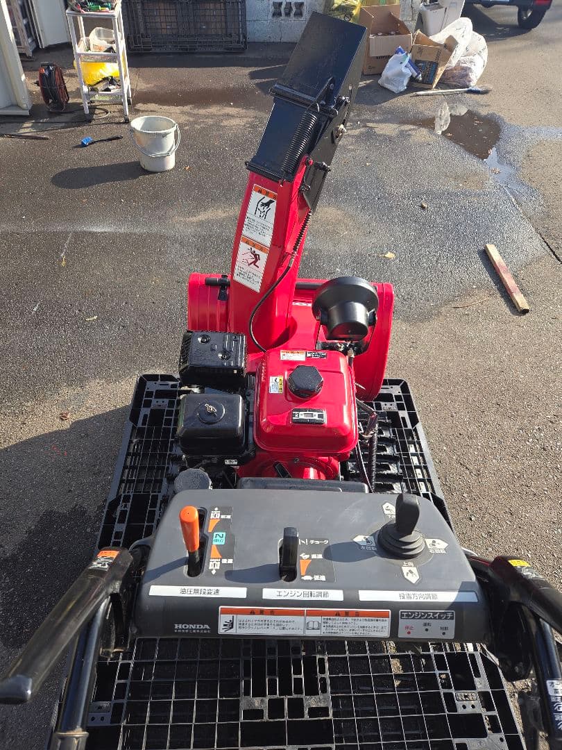 値下げ‼️札幌発‼️塗装済整備済みホンダ 除雪機HS760K2　2段シューター