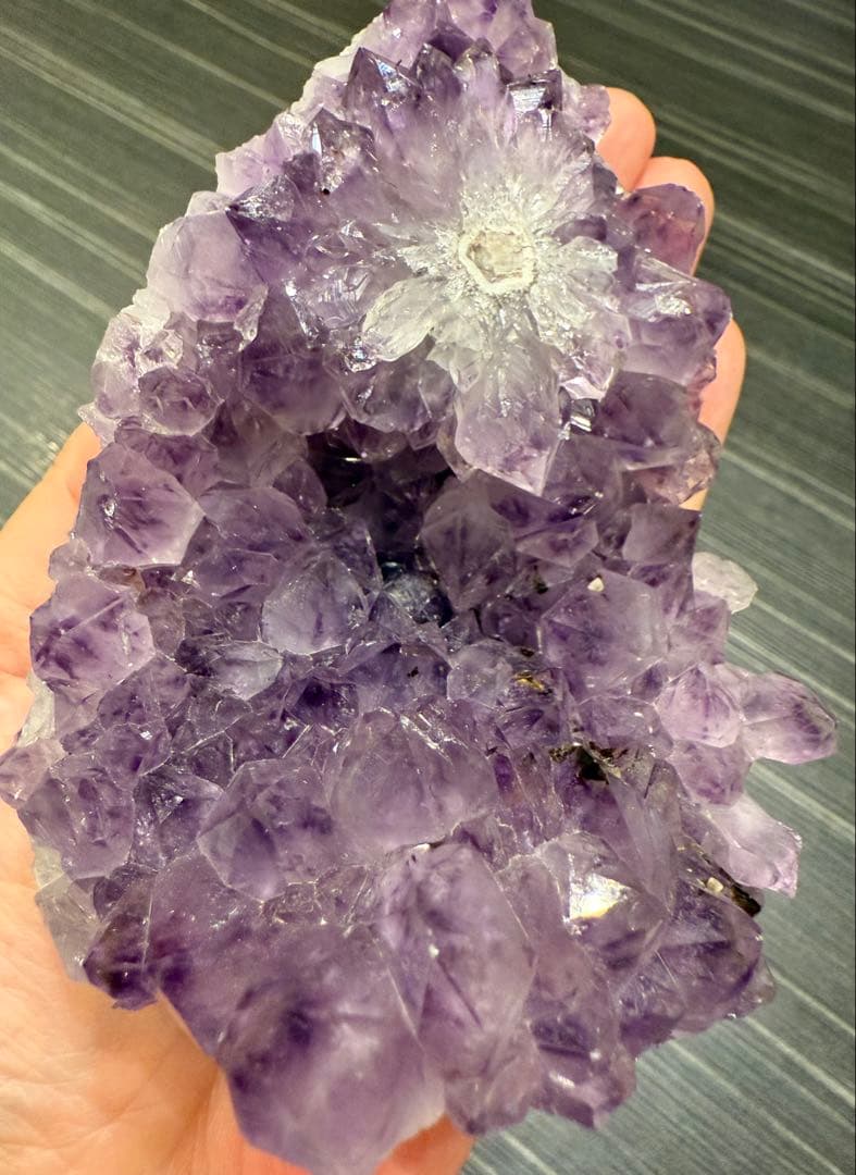 【専用】 唯一無二♡ 大きなお花 カコクセナイト ファントム アメジスト ドーム