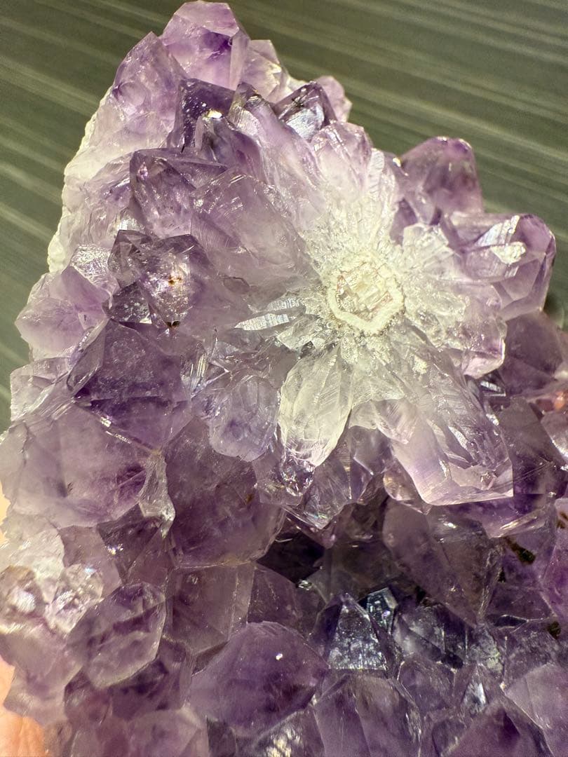 【専用】 唯一無二♡ 大きなお花 カコクセナイト ファントム アメジスト ドーム