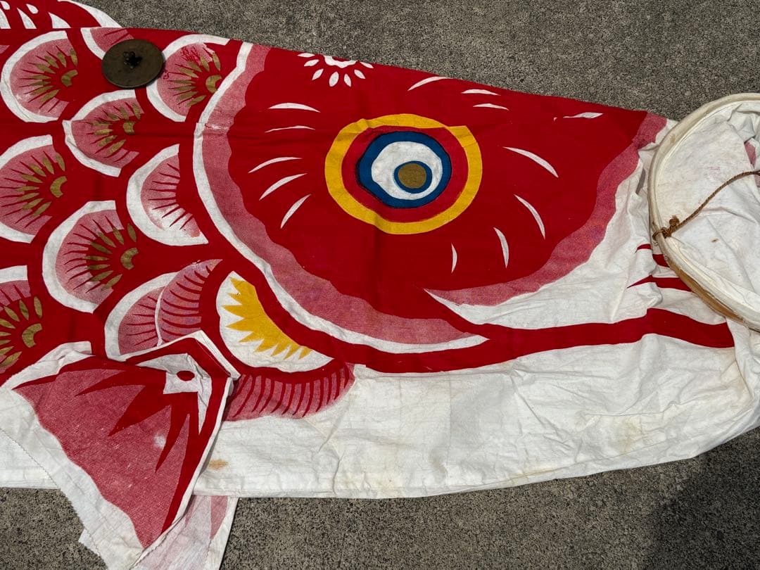 古布 木綿 鯉のぼり 5m 4m 金太郎 こいのぼり こどもの日 リメイク素材