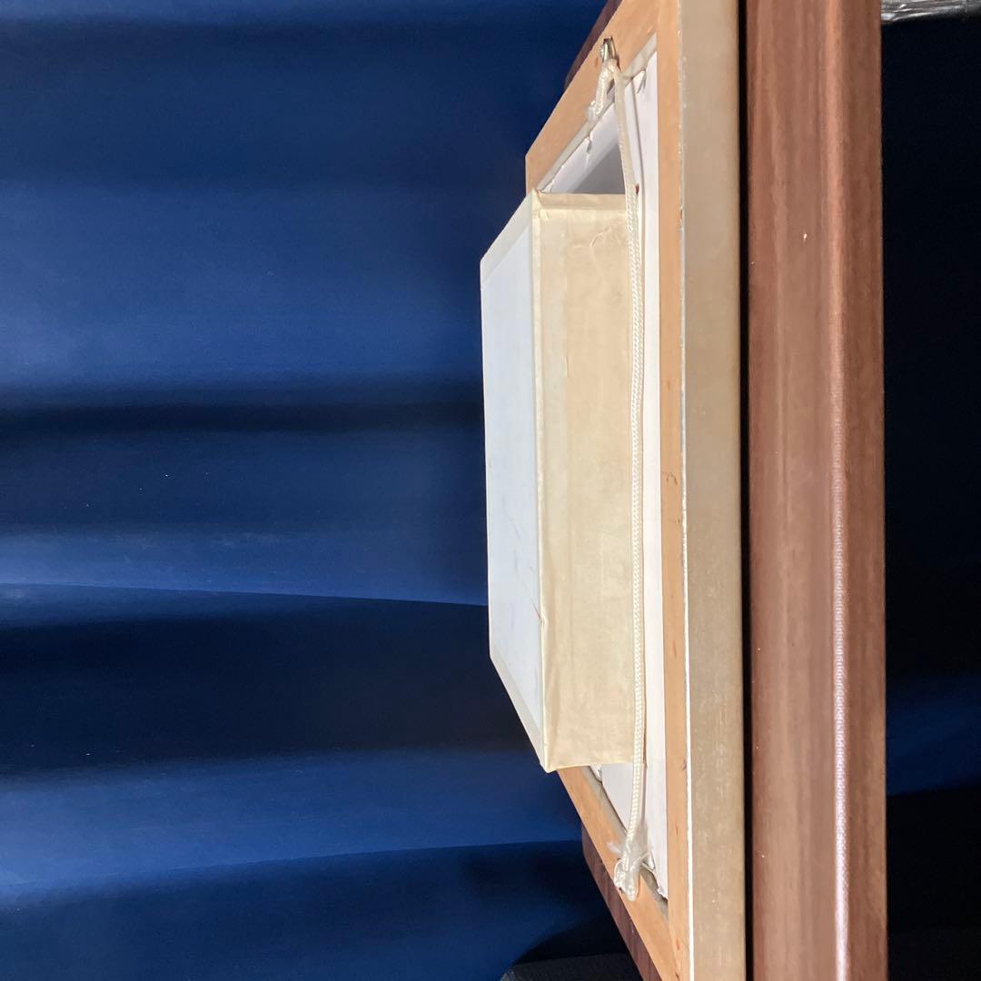 シャドーボックス完成品 kim Jacobs 額付き 立体アート カフェ風景