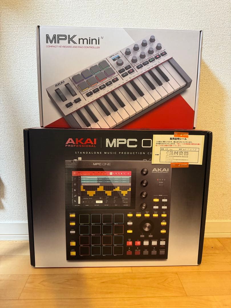 AKAI MPC ONE & MPK MINI MK4 セット