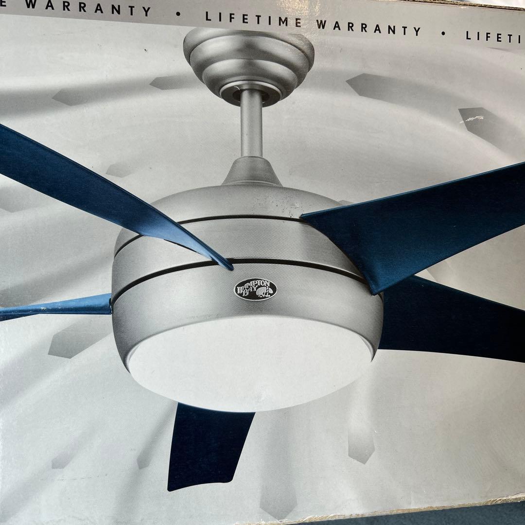 ❤️新品❤️Windward II シーリングファン ライトブライススチール仕上