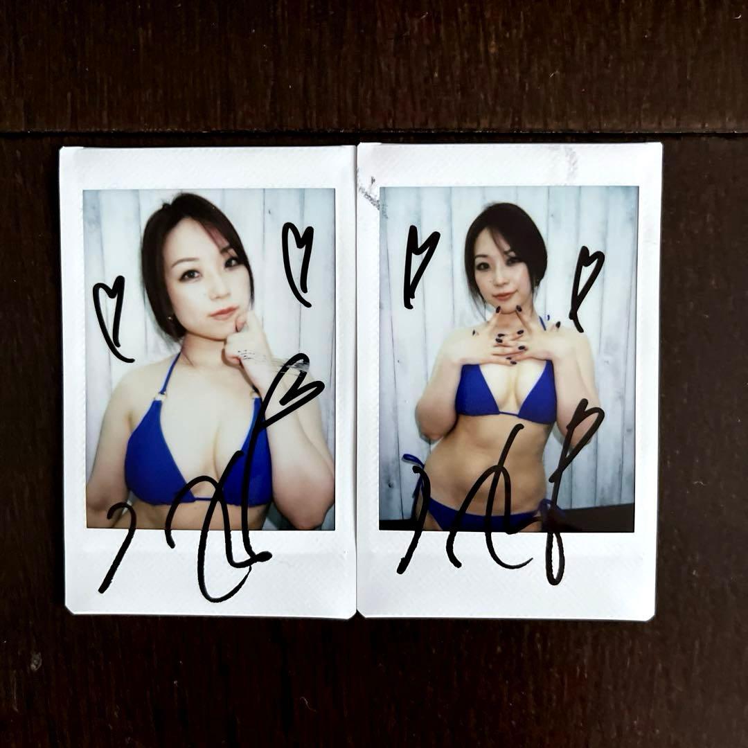 八乃つばさ 直筆サイン入りチェキ2枚セット - メルカリ