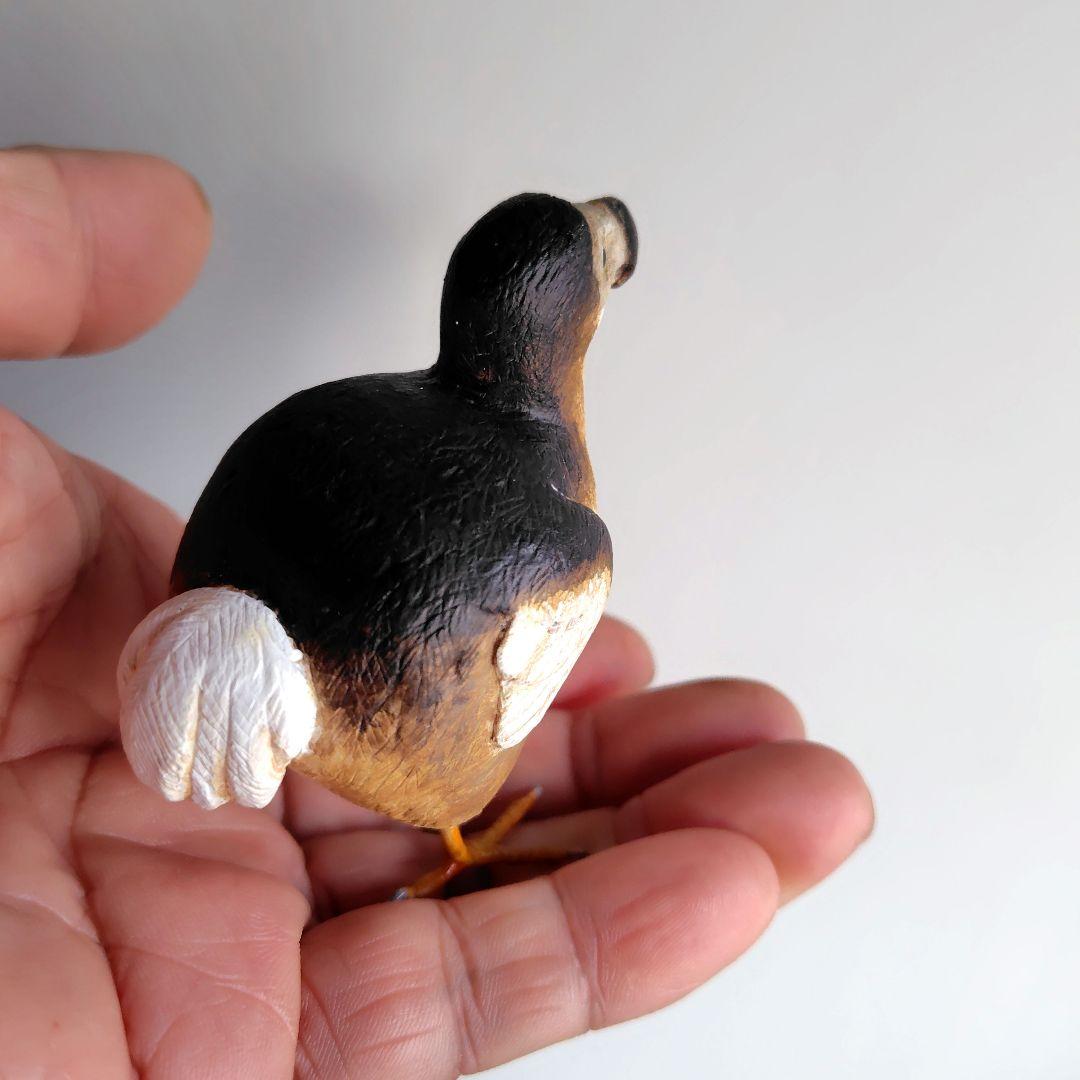 小さなバードカービング 偉大なるドードー鳥 最後の1羽 野鳥 木彫り