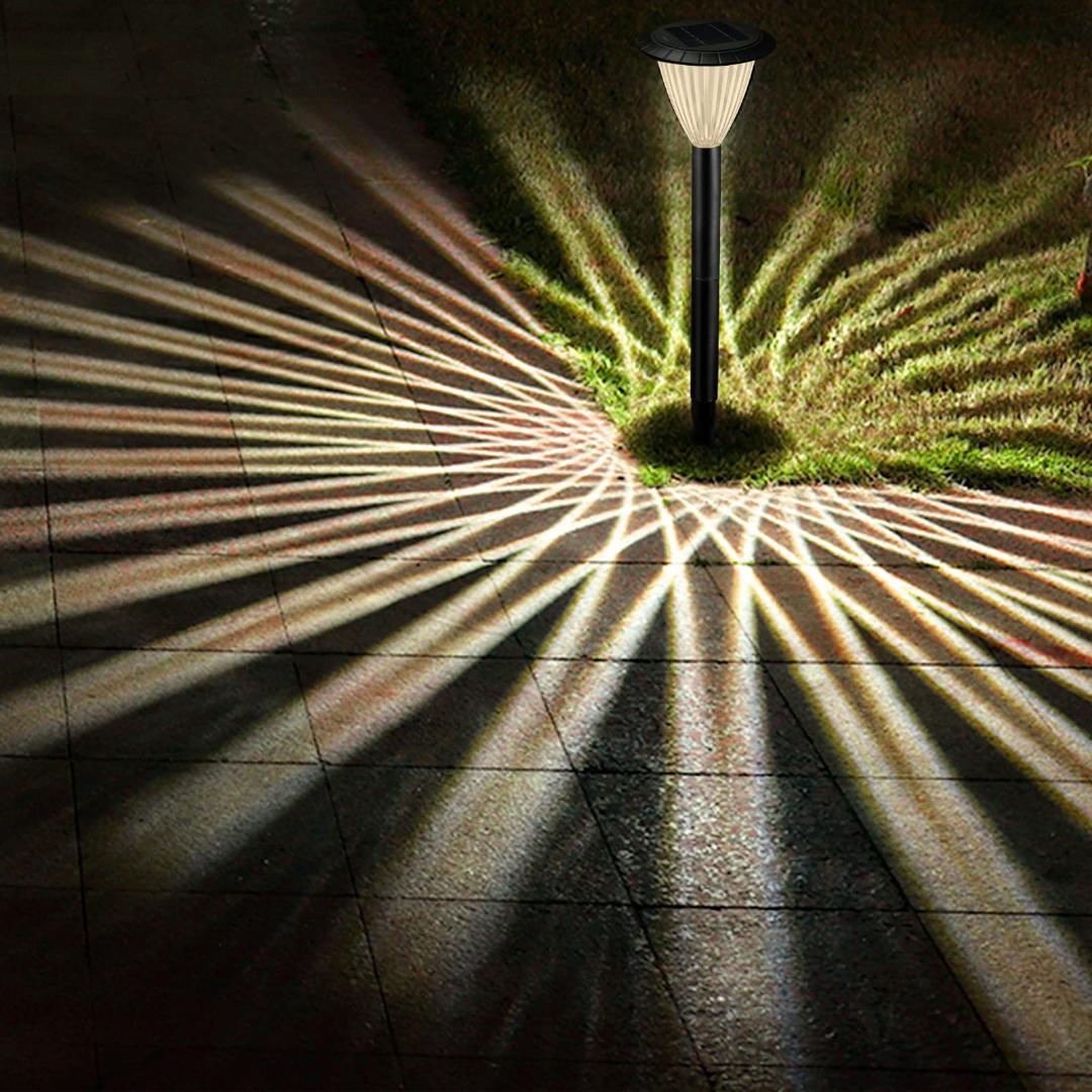 ガーデニングライト 3個組ホワイト 翌朝まで長持ち点灯する