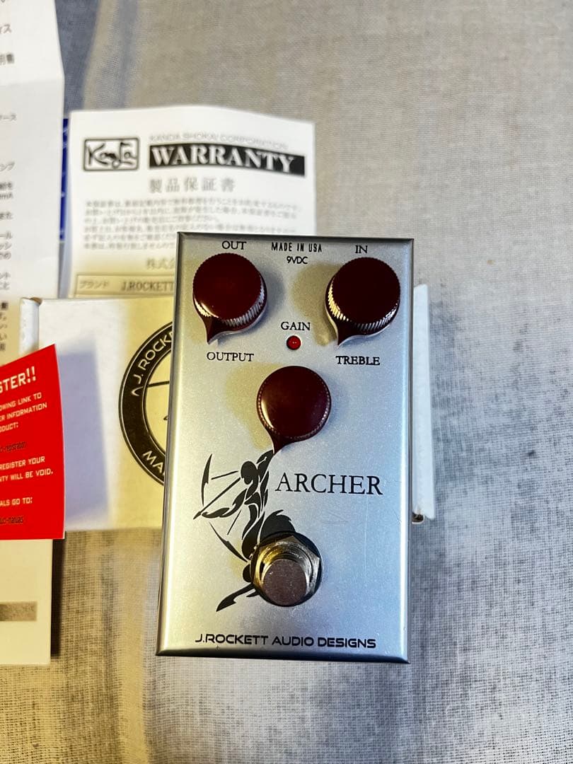 J. Rockett Archer オーバードライブエフェクター