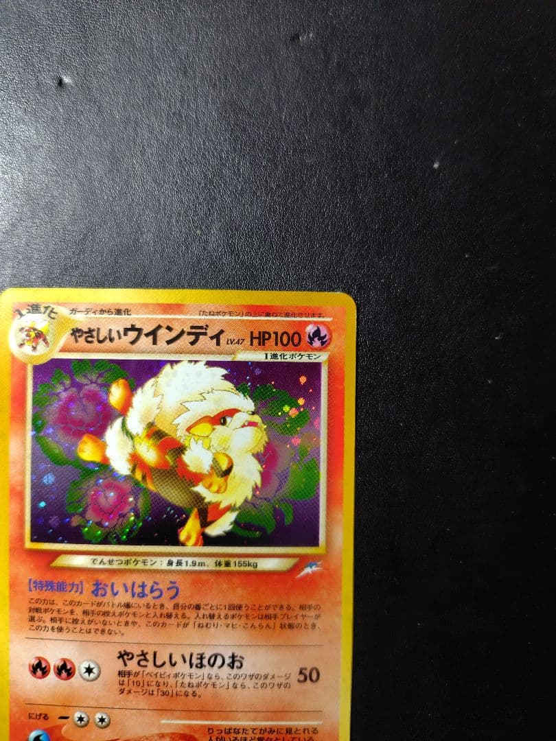 旧裏】ポケモンカード やさしいウインディ LV.47（闇、そして光へ