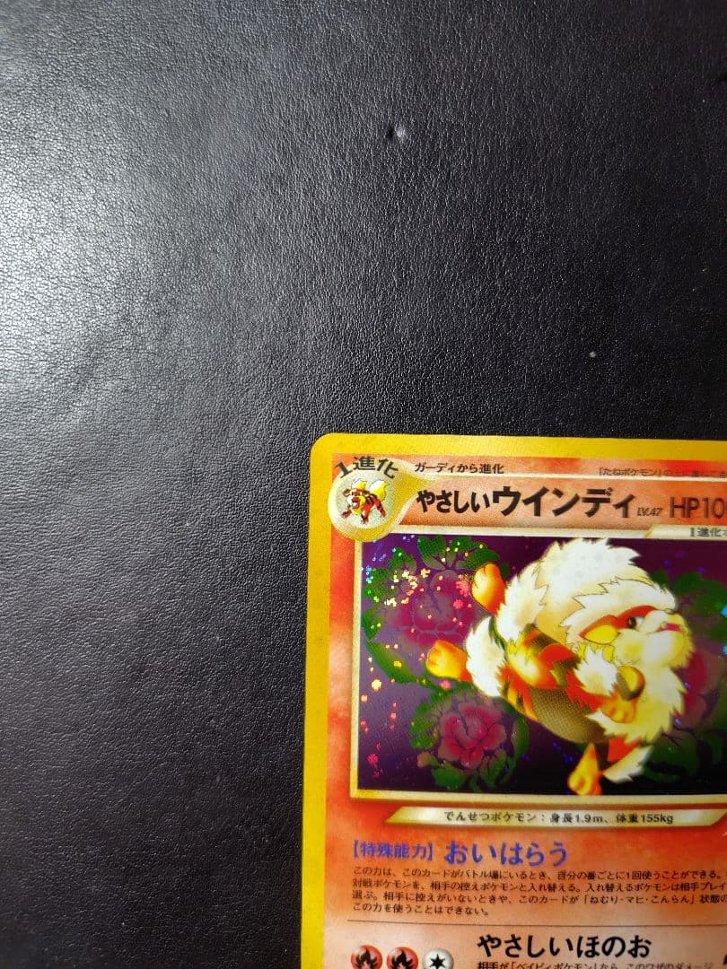 旧裏】ポケモンカード やさしいウインディ LV.47（闇、そして光へ