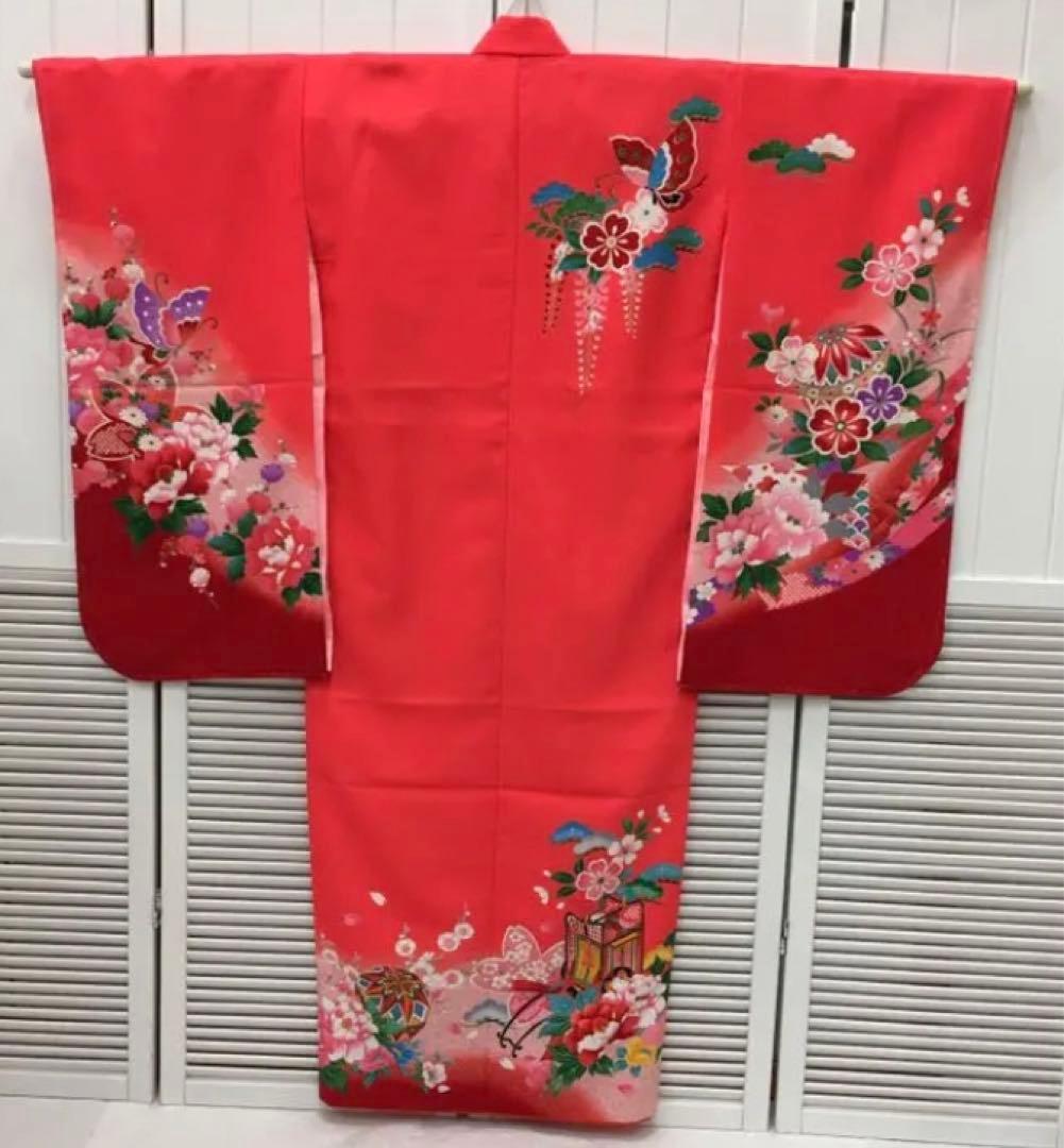 ❪5741❫　♥ 七歳　七五三　女の子　日本製 ♥