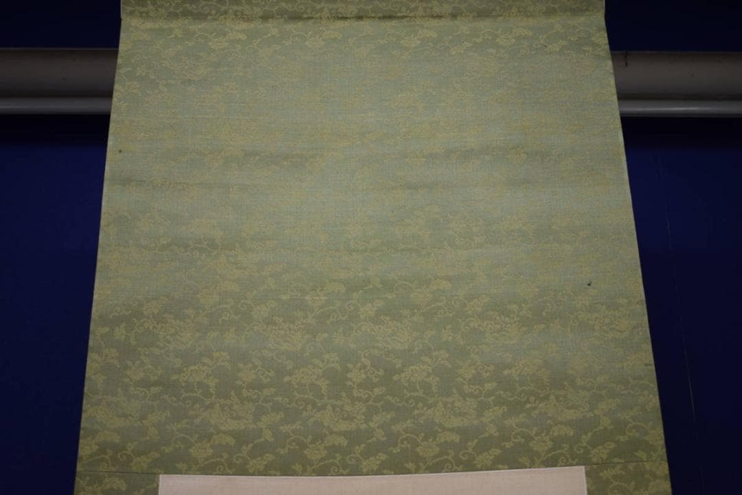 真作/衣笠豪谷/山水帆舟図/絹表装/布袋屋掛軸HH-804